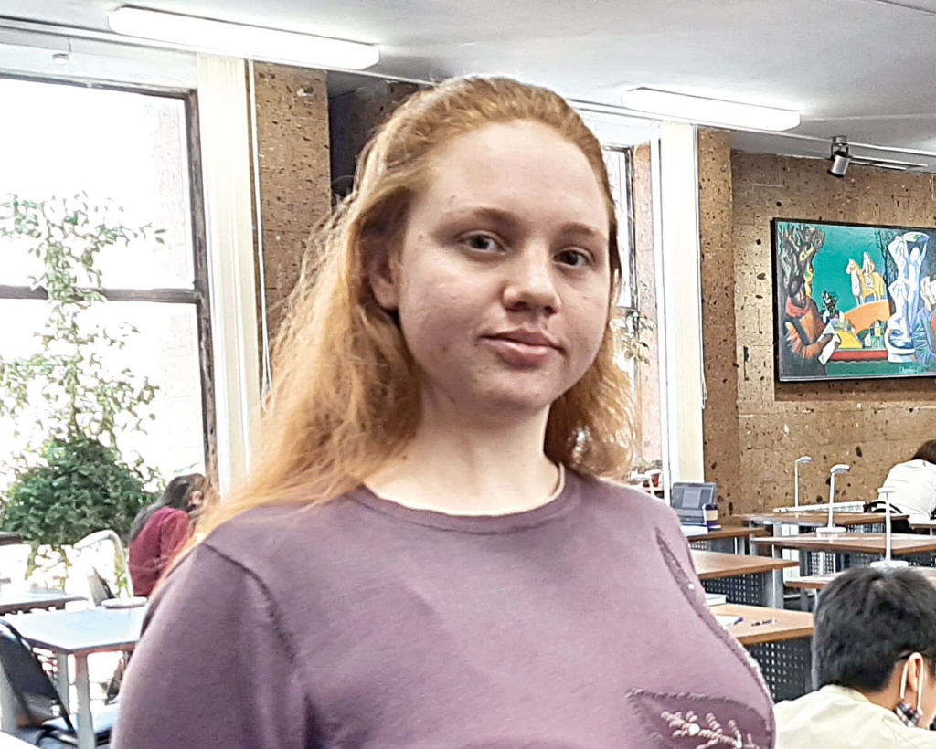 Ирина Тертышная, ученица 10 класса школы № 22