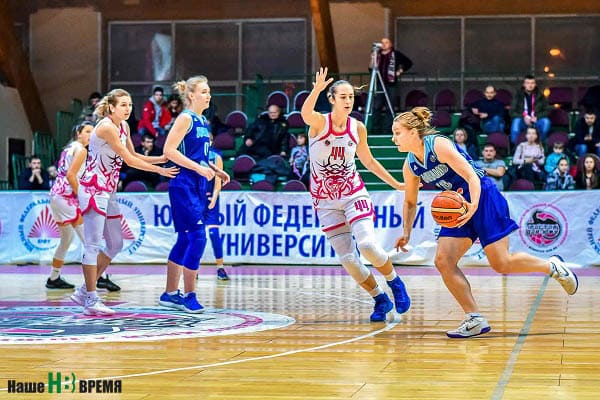 Баскетболистки «Ростов-Дон-ЮФУ» встретились с соперницами из Курска