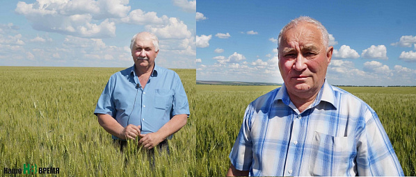 Юрий Попов (слева) и Иван Сидоренко работают вместе уже не первый десяток лет. Один – главный агроном в ООО «МАКСиМ», второй – «главный агроном» всего Боковского района.