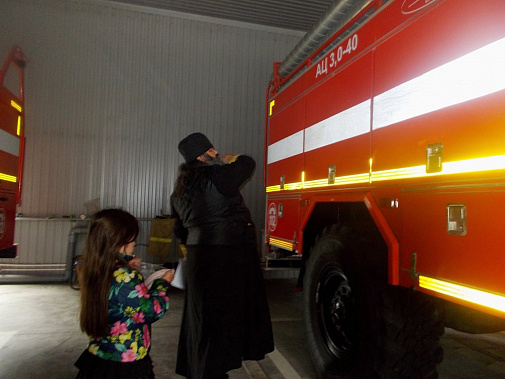 В станице Шумилинской  освятили пожарную часть 