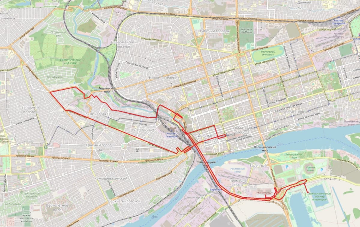 Карта общественного транспорта ростова на дону онлайн движения