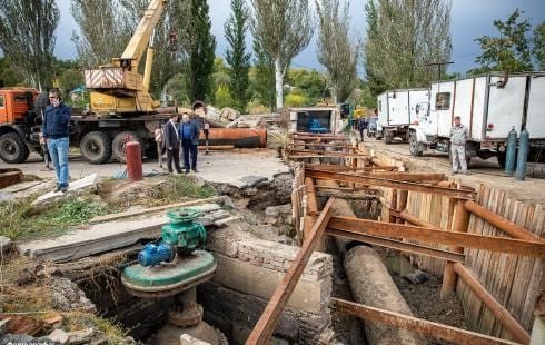 Полноценное водоснабжение Таганрога обещают восстановить к 26 сентября