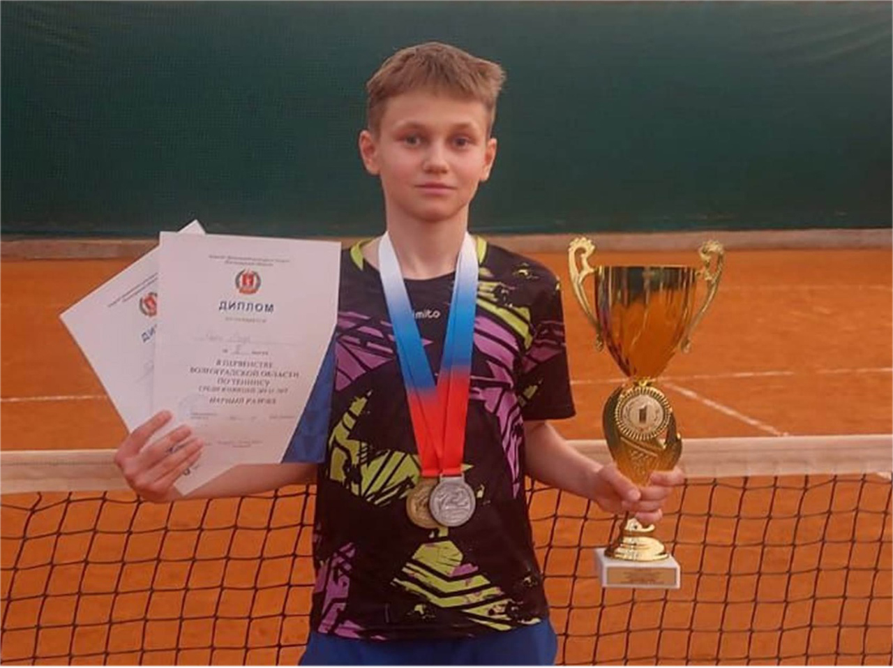 Юный донской теннисист выиграл открытый российский турнир