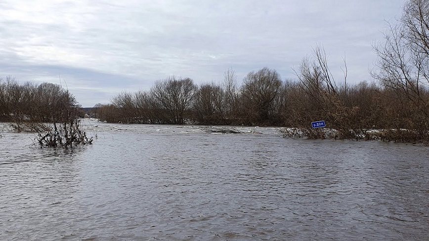 Весеннее половодье на реках бассейна Дона опередило обычно прогнозируемые сроки
