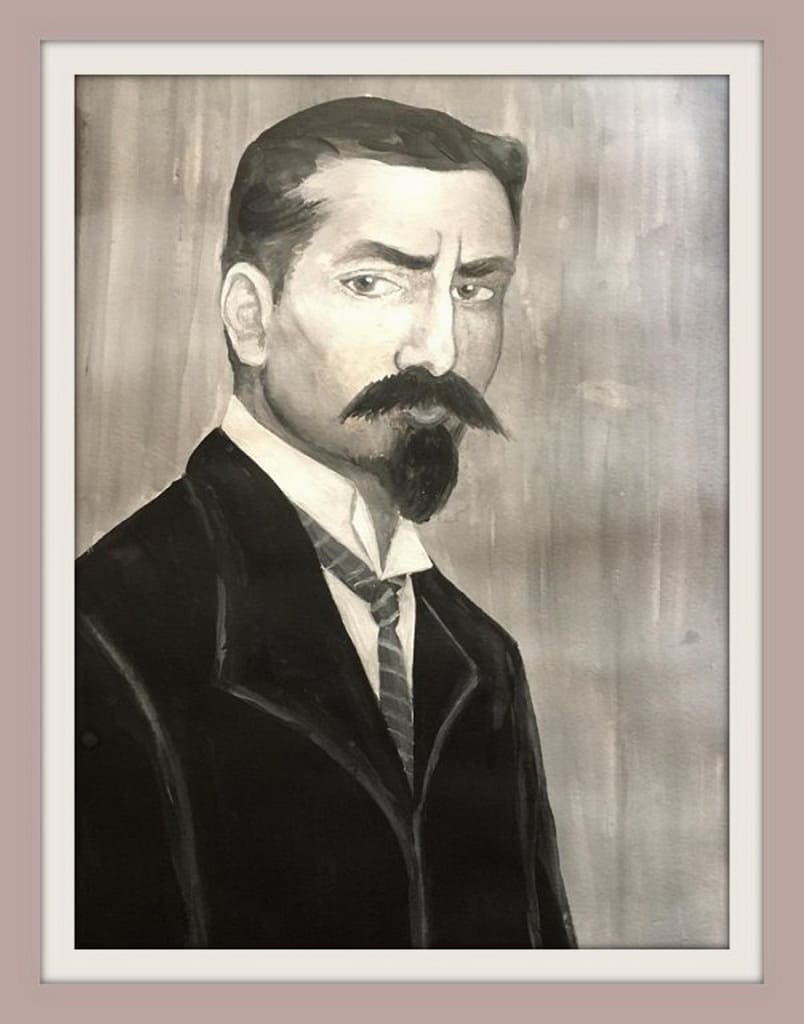 В Семикаракорске нарисовали портрет Ивана Бунина