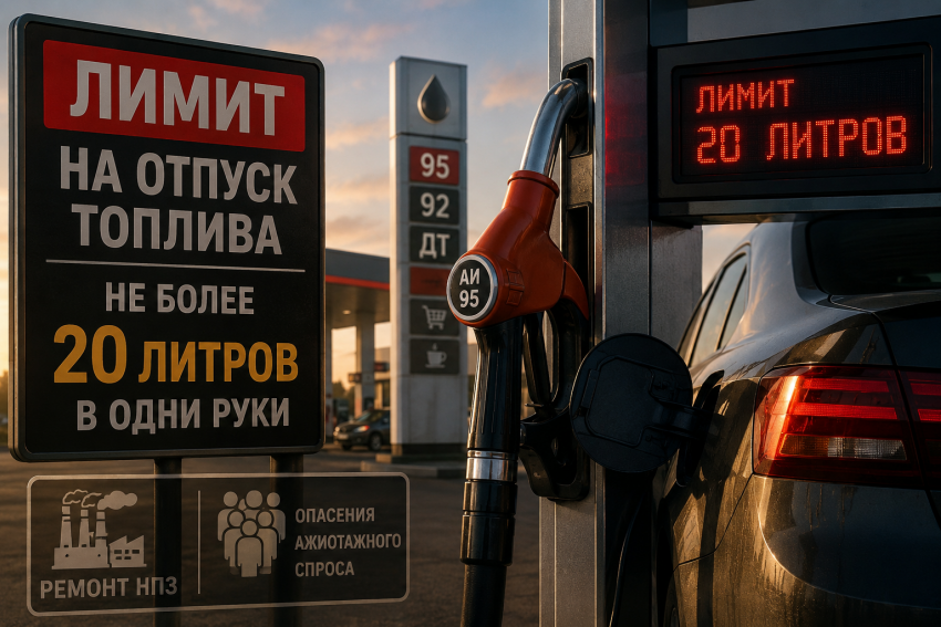 Вслед за другими регионами на Дону введены временные ограничения на отпуск горючего - Новости, 11.07.2026