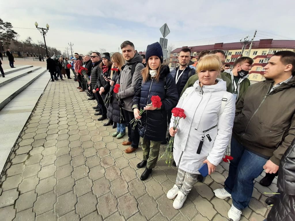 Ростовчанка Ольга Шорохова побывала на открытии «Вахты памяти-2021» в Южно-Сахалинске