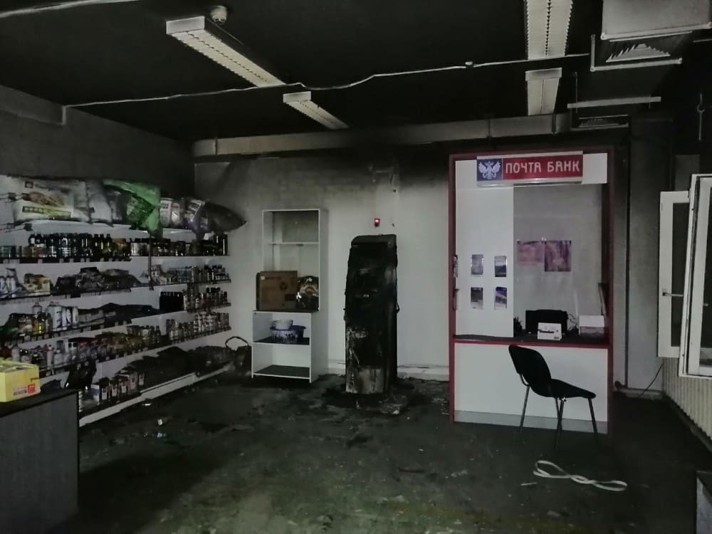 В Красносулинском районе сгорело отделение «Почты России»