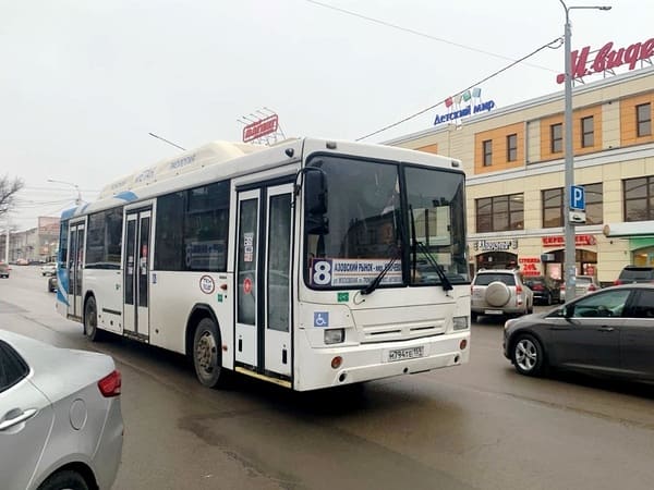 Дюжина низкопольных автобусов вышла на маршруты в Новочеркасске