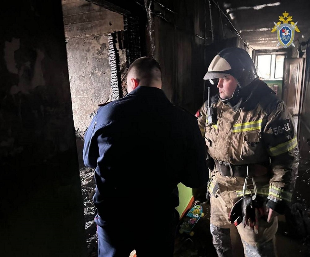 Следователи устанавливают обстоятельства гибели пенсионерки во время крупного пожара в одном из жилых домов Зернограда 