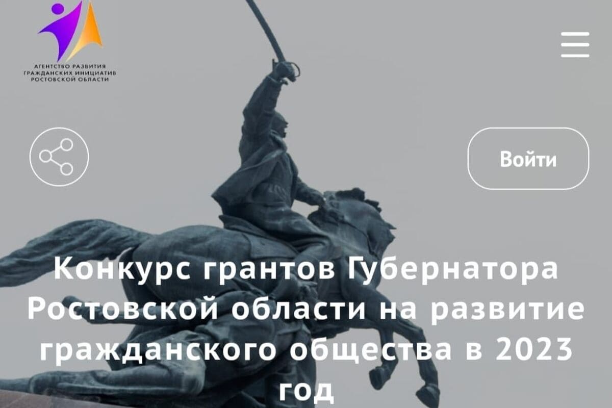 В Ростовской области стартовал прием заявок на губернаторские гранты для социальных НКО