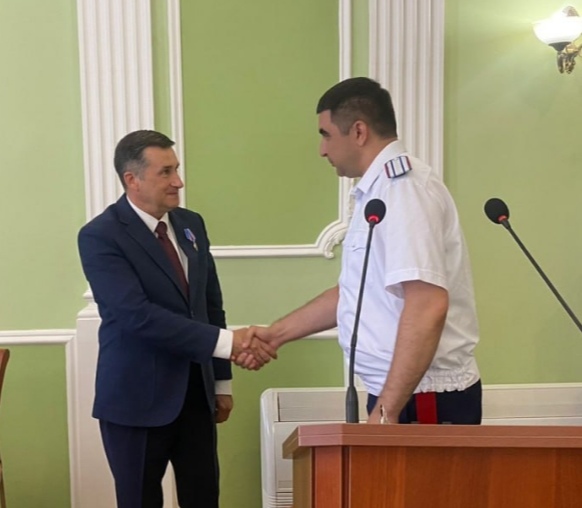 Ректор ЮРГПУ награжден медалью за вклад в развитие казачества