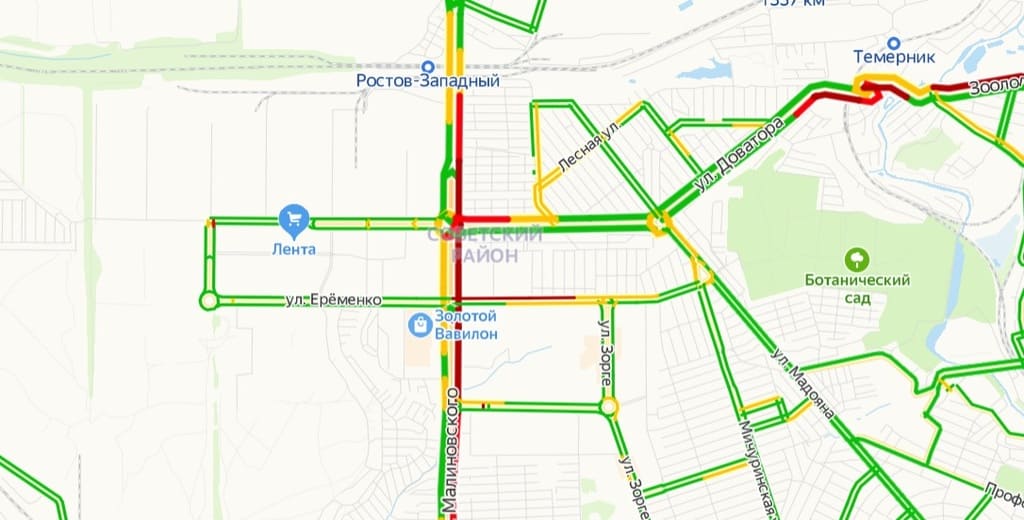 Причиной огромной пробки на ул. Малиновского стала поломка автобуса