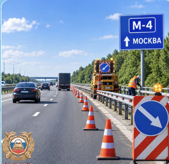 На одном из участков федеральной автодороги М-4 «Дон» возникли сложности в движении На одном из участков федеральной автодороги М-4 «Дон» возникли сложности в движении - Новости, 24.10.2026
