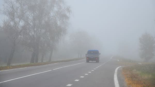 На дорогах Ростовской области — туман