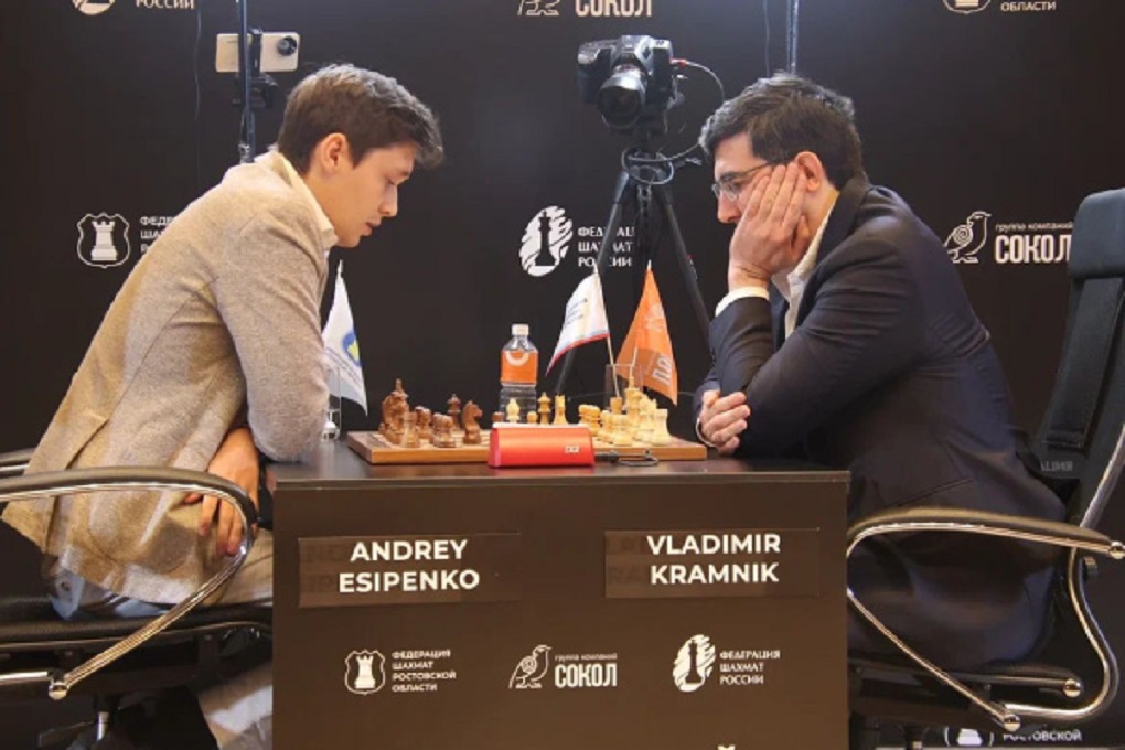 В Ростове проходит матч по быстрым шахматам между Владимиром Крамником и Андреем Есипенко