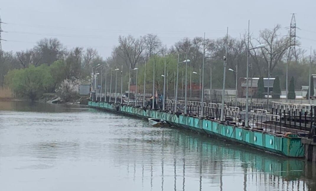 В Ростове-на-Дону с 25 апреля заработает понтонный мост на Зеленый остров