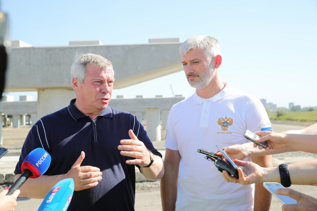 Губернатор Голубев и министр Дитрих объявили об ускорении строительства Ростовского транспортного кольца