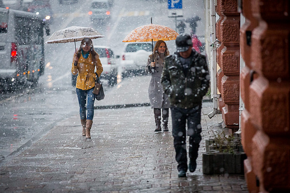 В Ростове и области ожидается снег с дождем и гололед