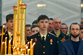 07 05 2025 В главном храме ЮВО прошло торжественное богослужение