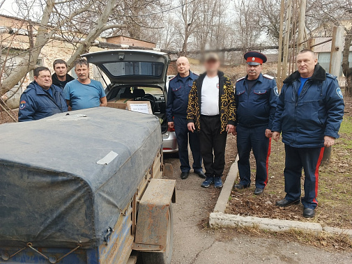Егорлыкские казаки отправили бойцам в зону СВО очередную партию гуманитарки
