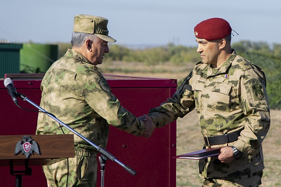  116-й бригаде особого назначения вручили Боевое знамя