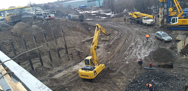 В Ростове начали строить вторую часть моста на Малиновского