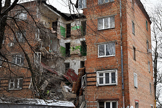 Скандально известный ростовский дом по улице Нариманова,72/3 продолжает рушиться