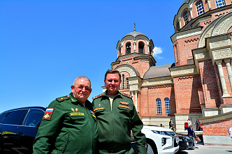 07 05 2025 В главном храме ЮВО прошло торжественное богослужение