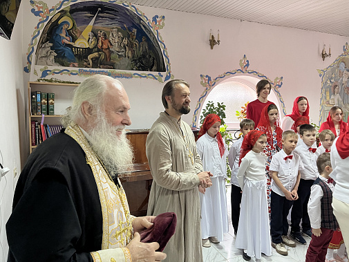 Воины посетили Свято-Преображенский храм