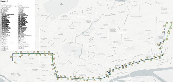 В Ростове изменится маршрут автобуса №67