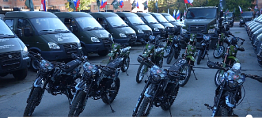 В Ростове-на-Дону боевую технику передали для выполнения задач в зоне СВО