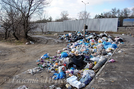 Стихийная свалка в Каменске. Источник фото: газета 