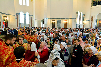 07 05 2025 В главном храме ЮВО прошло торжественное богослужение
