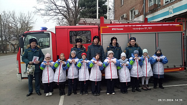 Для ростовских юидовцев пожарные организовали «День открытых дверей»